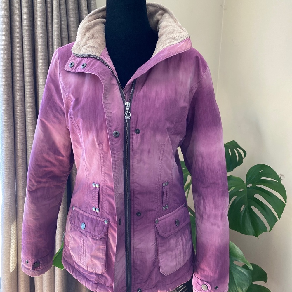 Ladies Pink Ombré Size 36 Luhta Sport Ski Jacket US size 8